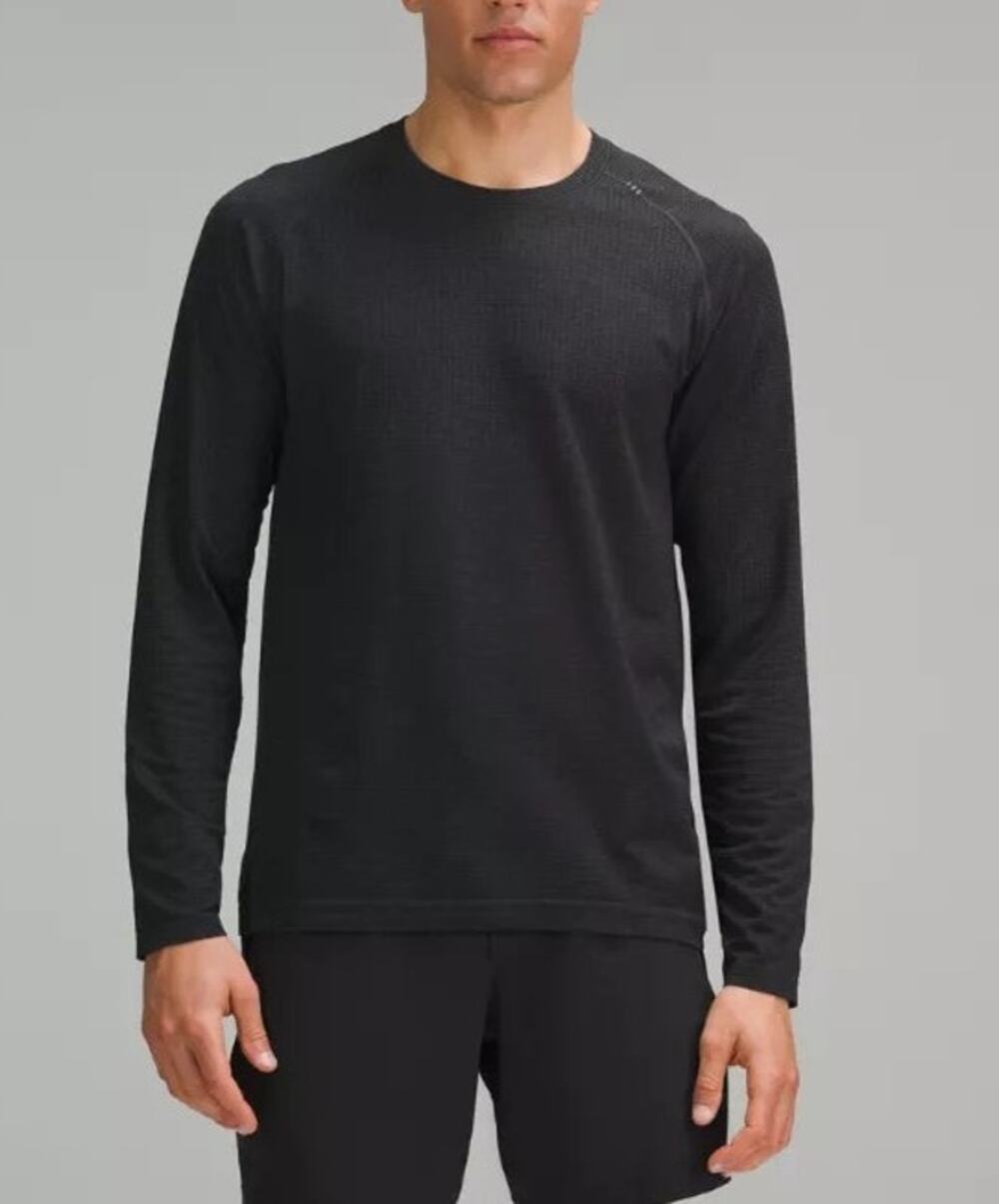Lululemon Mens Metal Vent Tech Long Sleeve Shirt XXL Black Running Training Gym